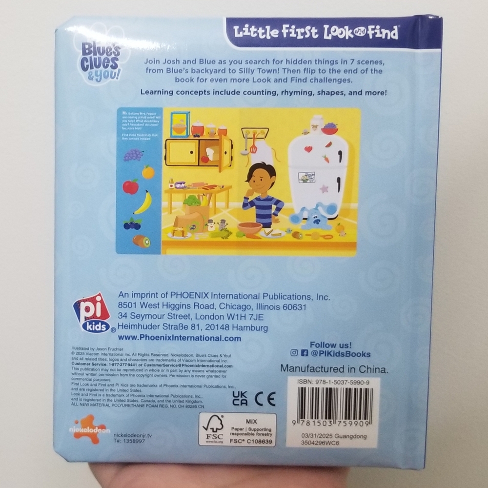 Blue's Clues and You hidden object book! - Picture 2 of 2